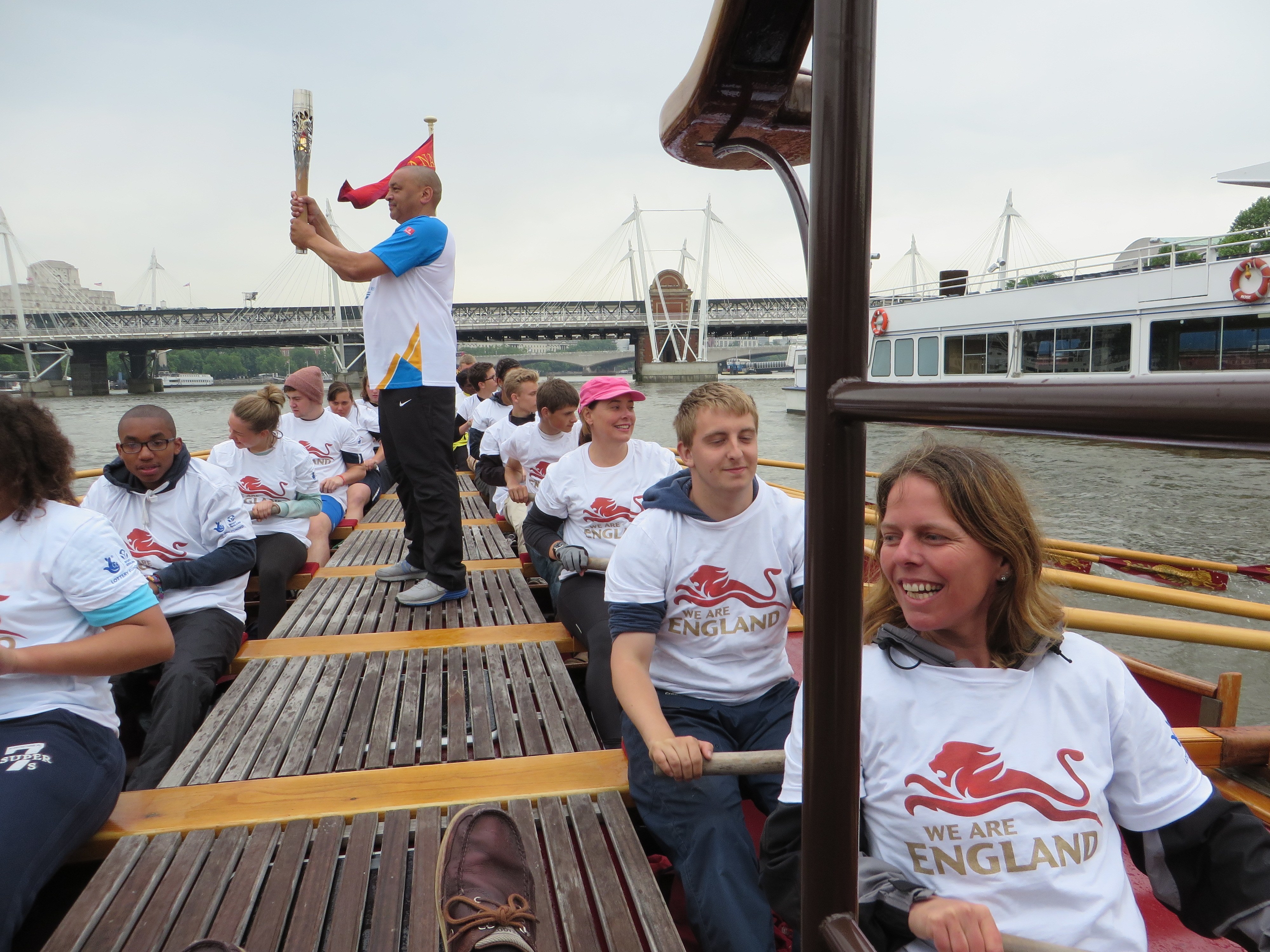 Queen's Commonwealth Baton Row