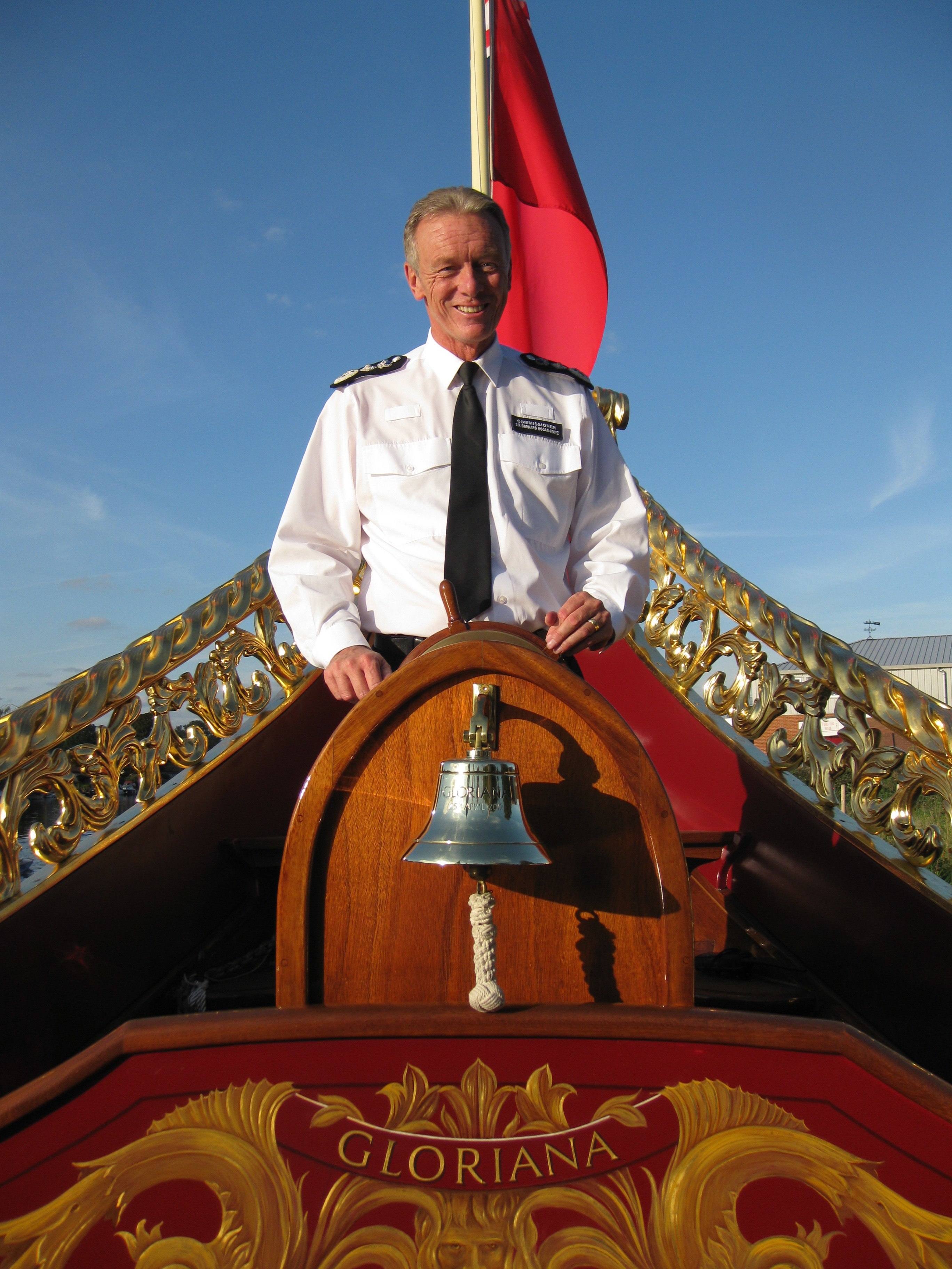 The Met Commissioner at the helm