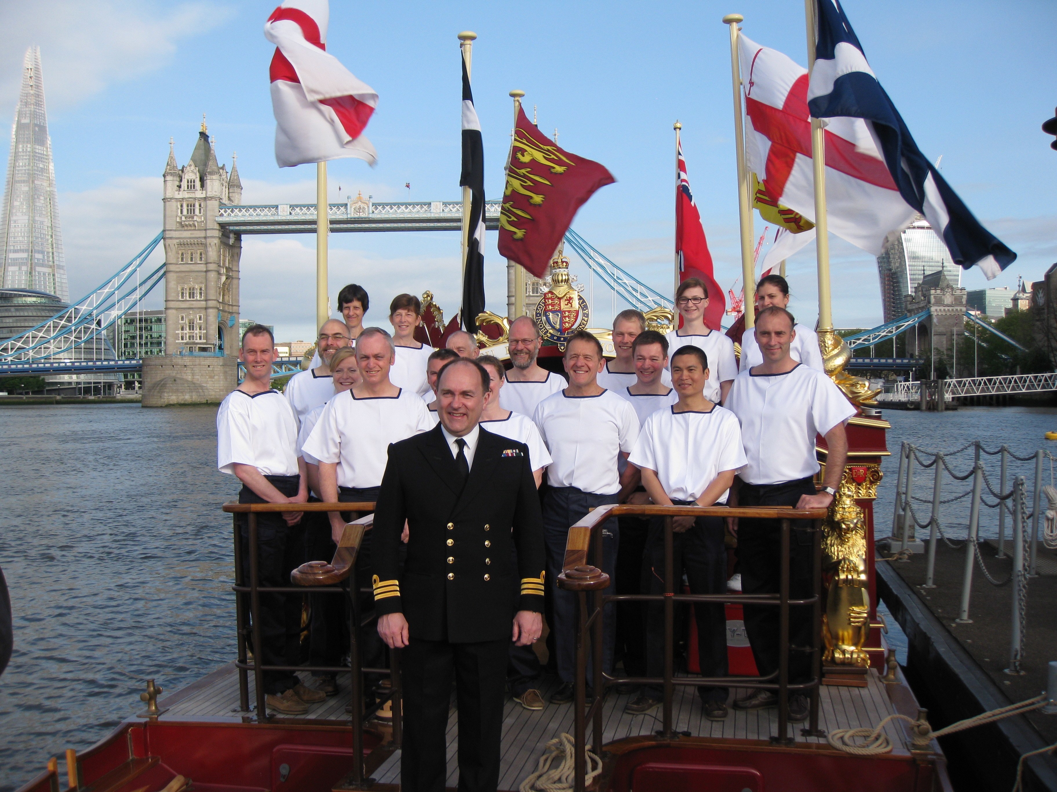 Royal Navy Reserve HMS President crew
