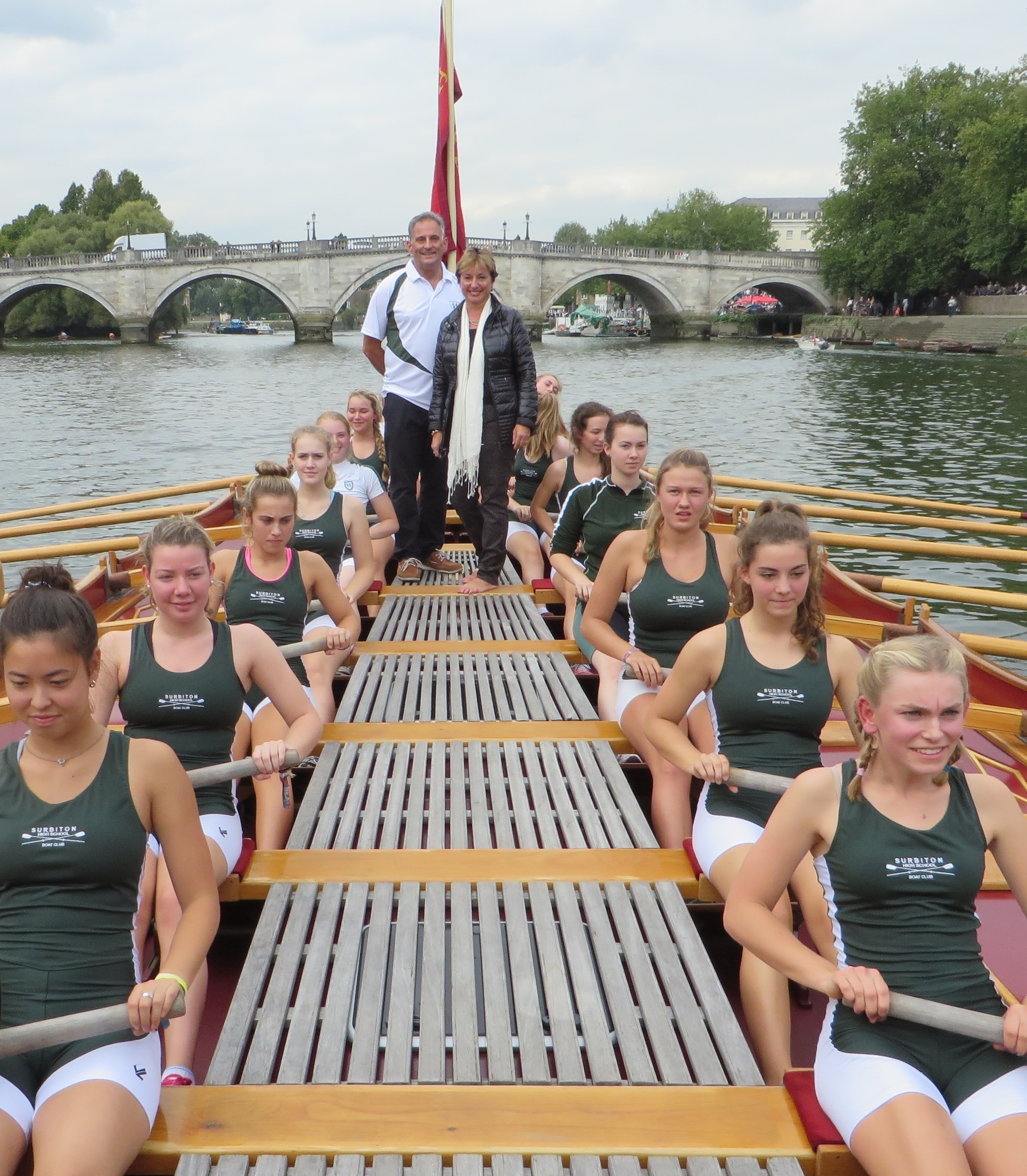 Surbiton High School crew, Coach and Headmistress