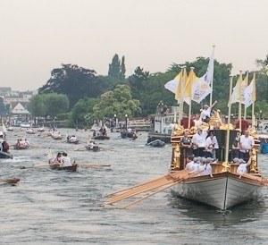 Above Eel Pie Island