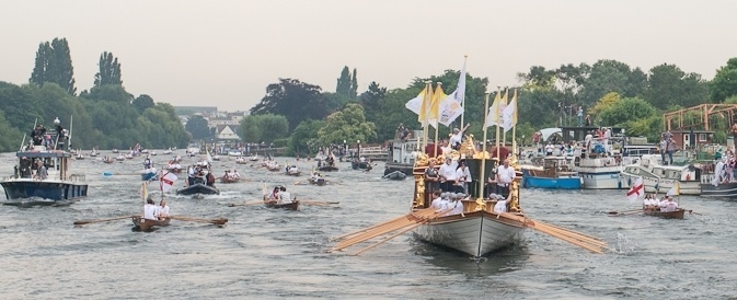 Above Eel Pie Island