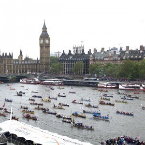 Canaletto Moment of the Queens Diamond Jubilee Thames Pageant Photo by Phil Harris