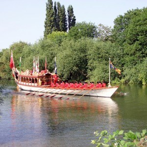 Gloriana on beautiful Thames as Windsor