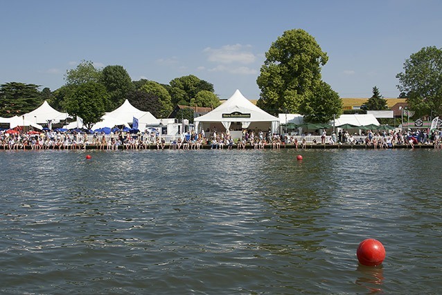 A view across river at Henley Royal Regatta