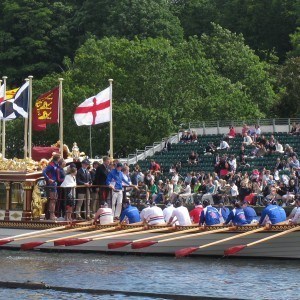 Henley Royal Regatta 2012 Olympian Crew Row Past