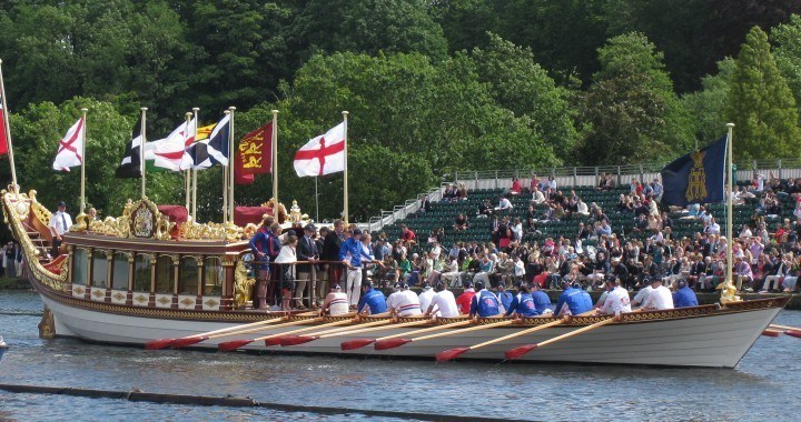 Henley Royal Regatta 2012 Olympian Crew Row Past