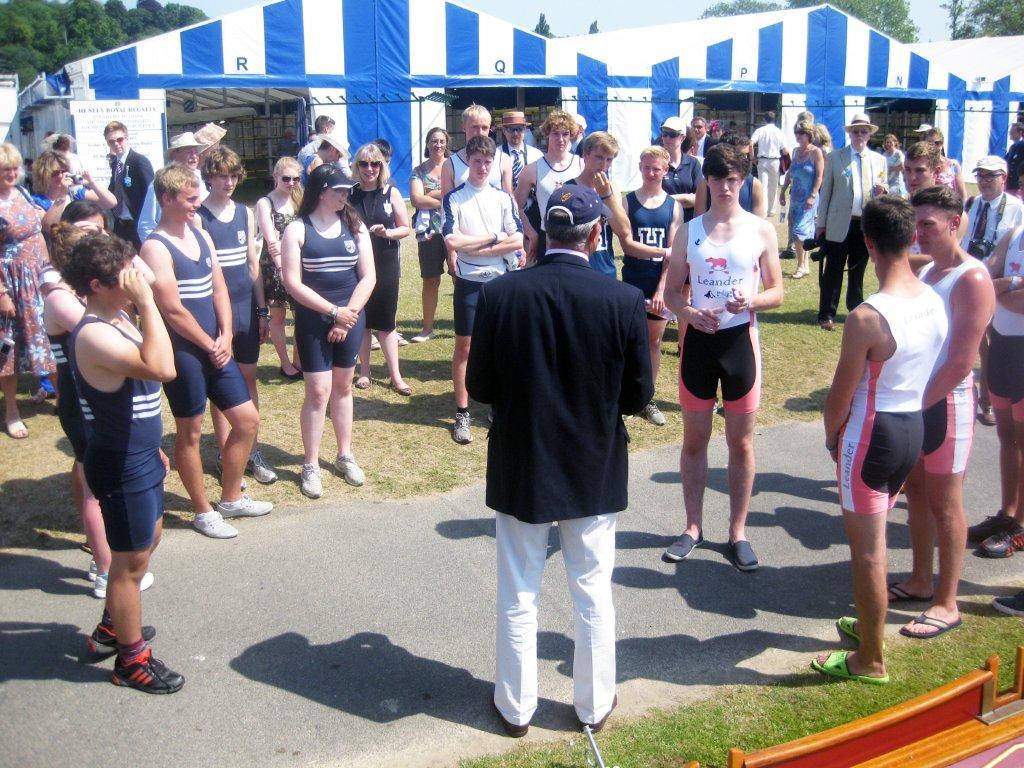 The lucky crew at the HRR boat tents