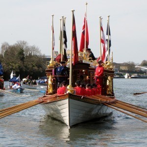 Gloriana leading the annual Tudor Pull