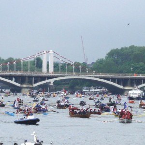 QRB leads the way in the vast river pageant