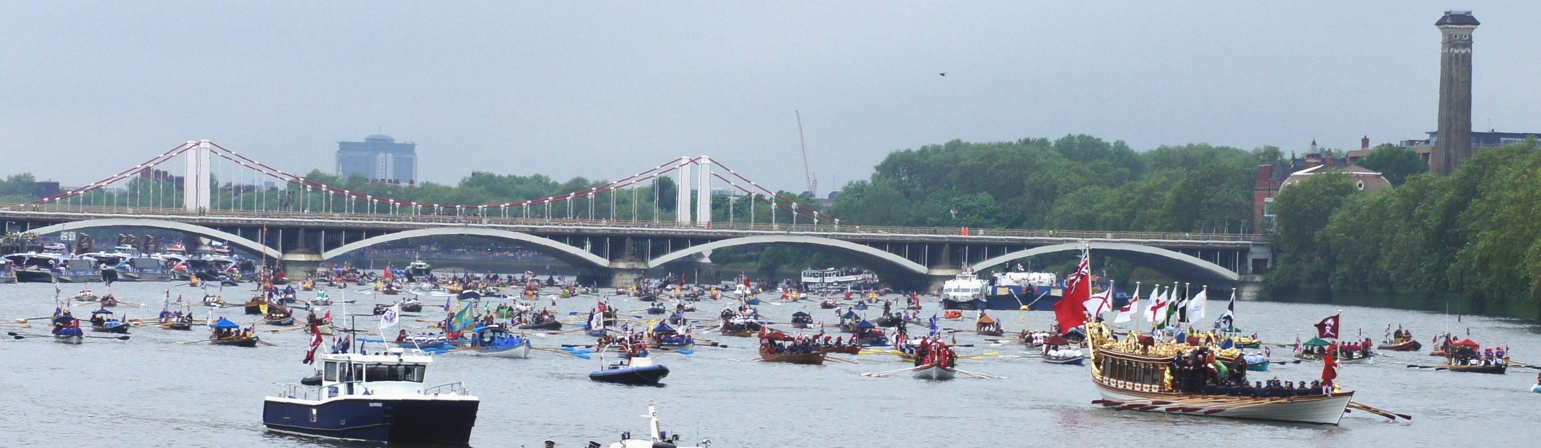 QRB leads the way in the vast river pageant