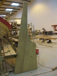 The rudder before treatment