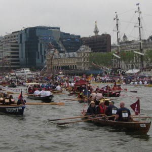 The chasing flotilla