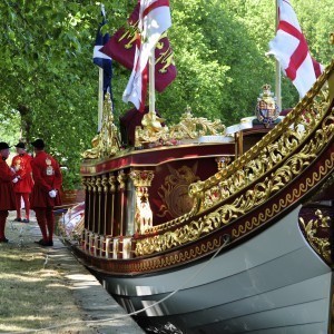 The crew waiting next to Gloriana