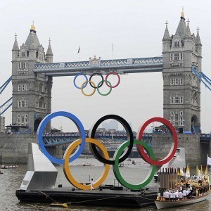 The end of the olympic torch river journey