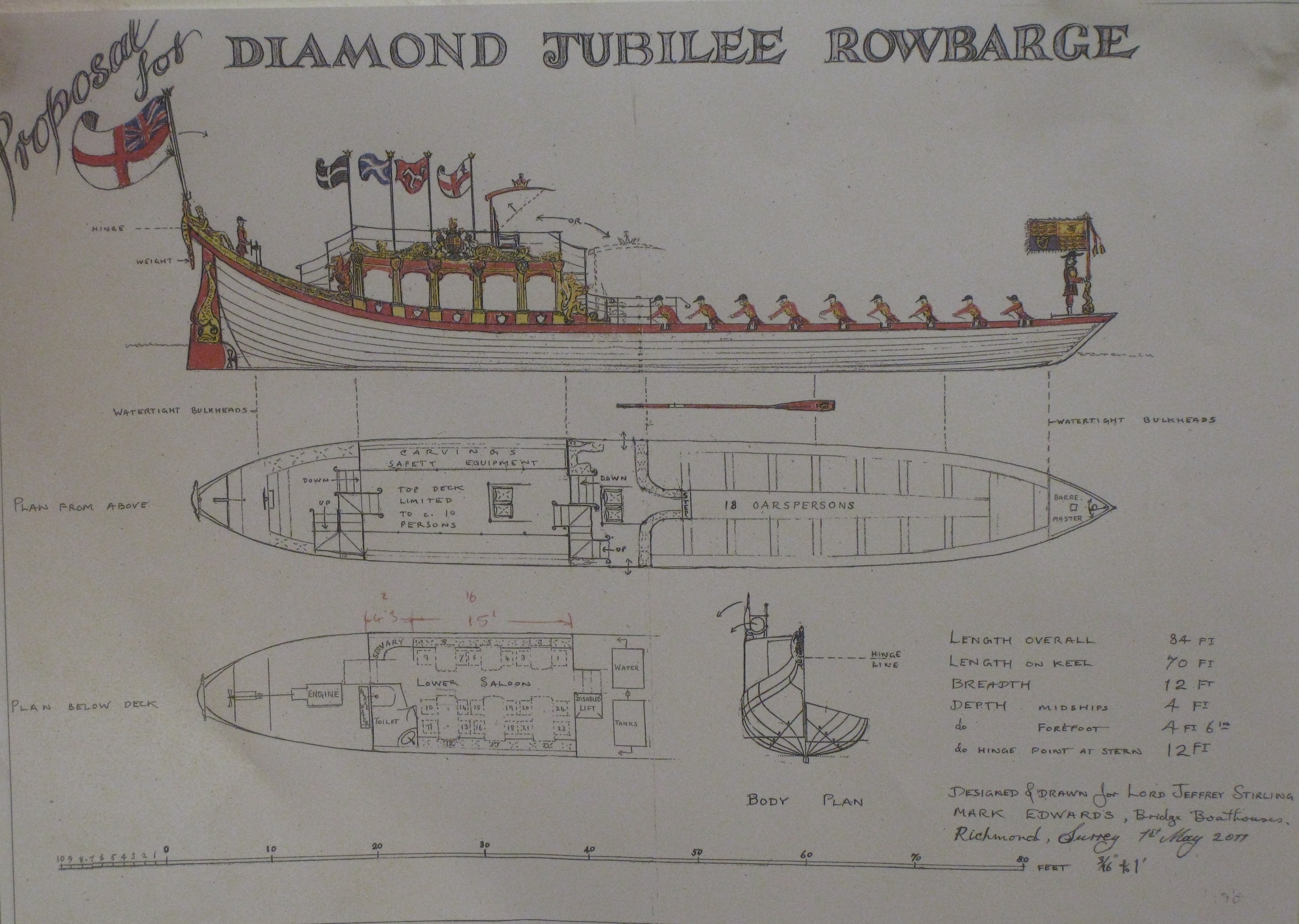 The original drawing of Gloriana