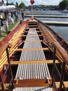 The rowing deck