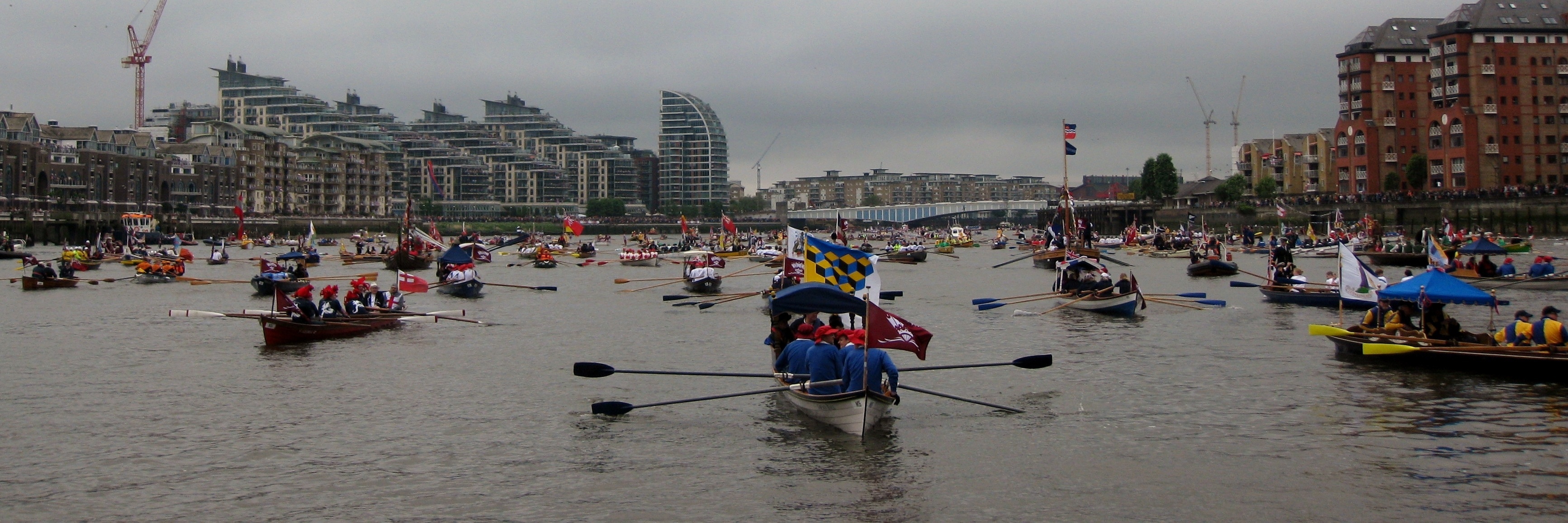 The waiting flotilla