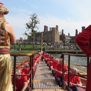 Turning to moor at Hampton Court Palace