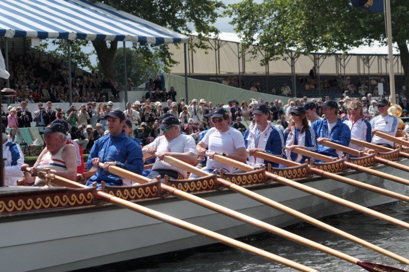 Past Olympian Crew Bow Side Gloriana Henley Royal Regatta 2012