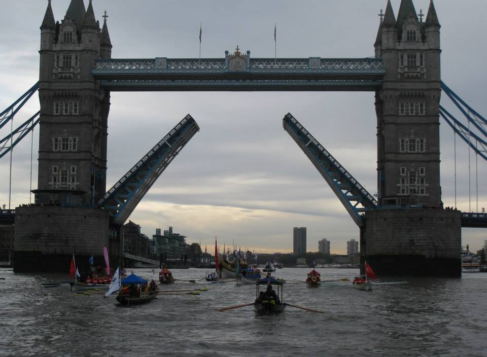 River Pageant Flotilla at Tower Bridge