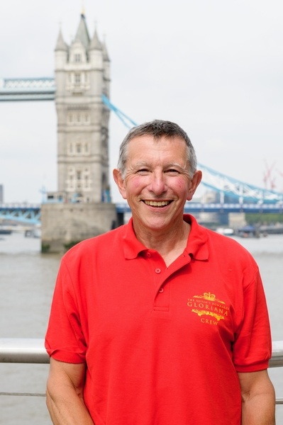 Mark Edwards, Gloriana boat builder who is one of the crew of the Gloriana